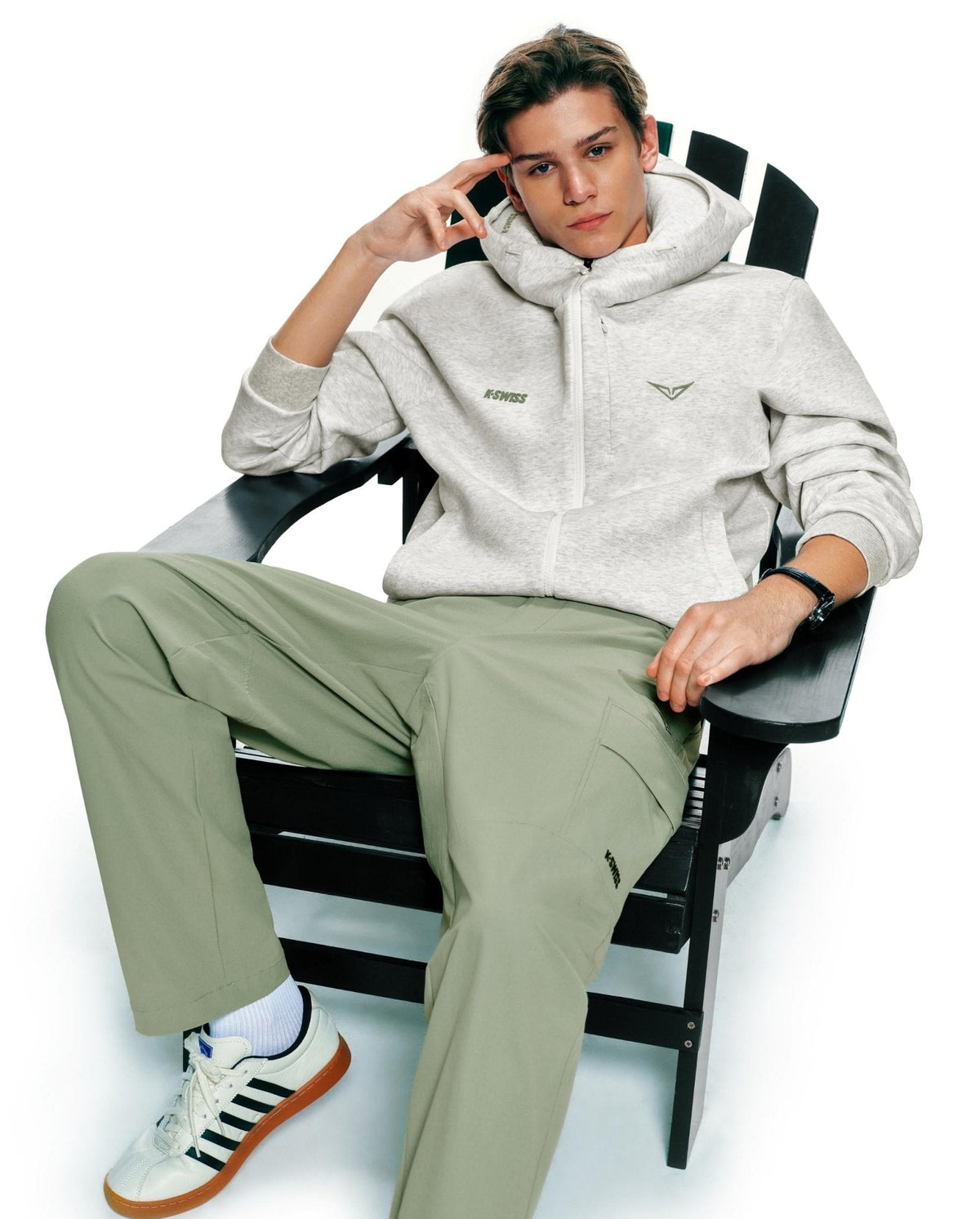 K-Swiss Great Value - K- SWISS X ANDREY RUBLEV UNISEX KUBE HOODED JACKET