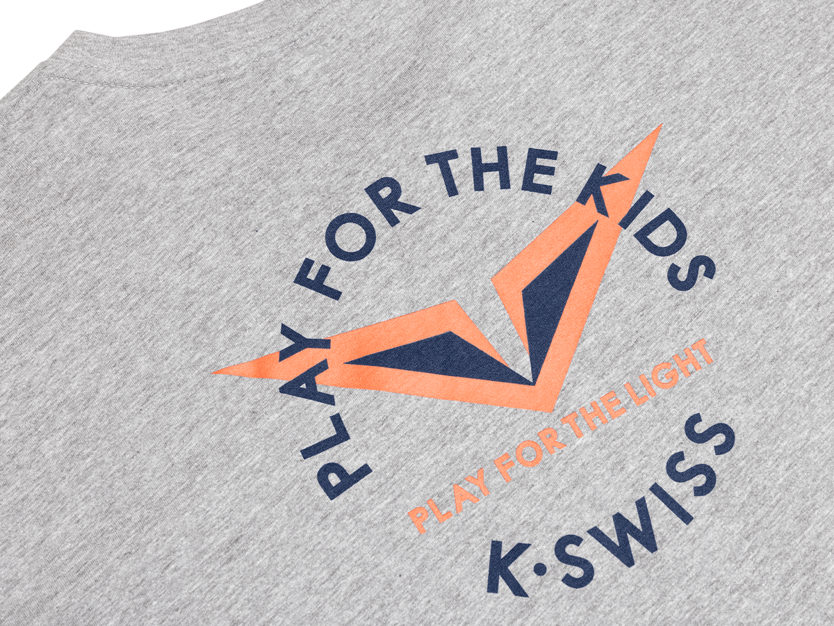 K-Swiss Trending - RUBLEV PLAY FOR THE LIGHT TEE