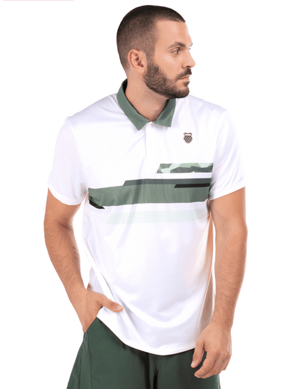 K-Swiss Best Price - CAMO STRIPE POLO S/S