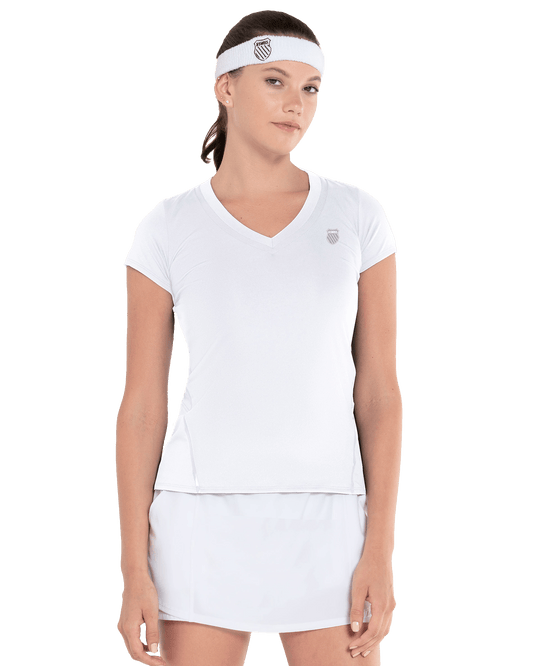 K-Swiss Quality - EXCEL V-NECK S/S