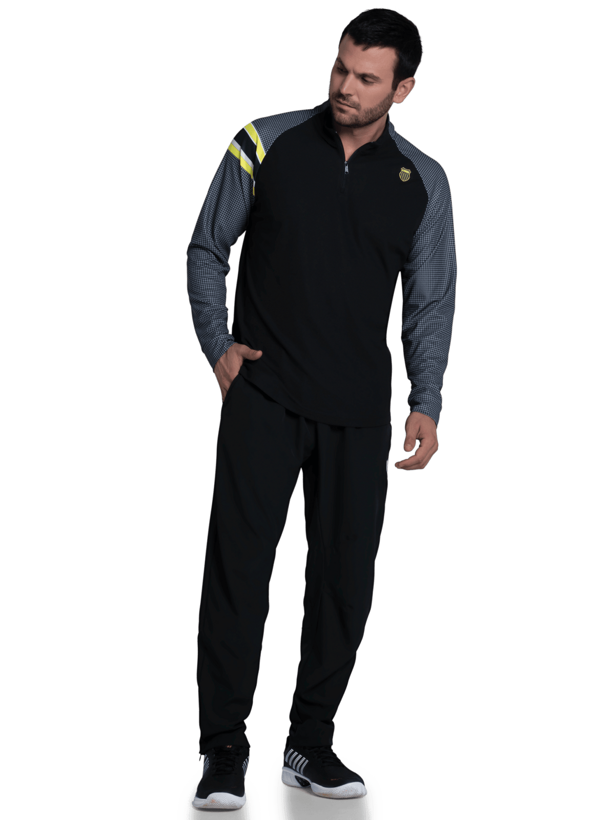 K-Swiss Popular - STRIKER 1/4 ZIP L/S