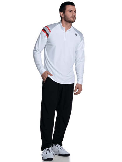 K-Swiss Best Price - SIDELINE 1/4 ZIP L/S